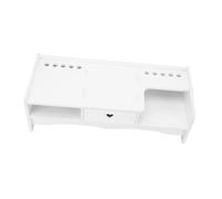 DOITOOL Supporto da Scrivania per Monitor e Laptop Rialzo con Cassetto Integrato Organizzatore Multifunzionale per Ufficio Casa e Scuola