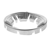 DOITOOL Supporto Fornello Gas Antivento in Metallo Argento Design Integrato Stampato, Riduttore Anello per Cappa Gas per Cucina Efficiente e Risparmio Energetico