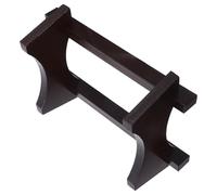 DOITOOL Supporto in Legno Marrone per Botte da Vino e Dispenser Bevande, Base Stabile Design Rustico per Casa e Bar, per Contenitori Decorativi e Sicurezza Migliorata