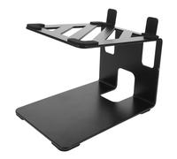DOITOOL Supporto per altoparlanti in metallo per monitor con supporto resistente e protezione dei bordi antiscivolo, struttura in ferro, stile moderno, adatto per uso domestico e studio, supporto per