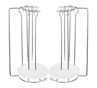 DOITOOL Supporto per Appendere Spiedini Barbecue in Acciaio Inox 2 Pezzi Plettri e Piastre Griglia Sospesa per Cucina all'Aperto e Picnic Smontabile e Facile da Trasportare