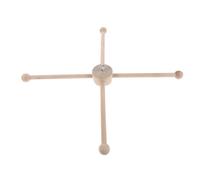 DOITOOL Supporto per Carillon Vento in Legno Base Piatta, Design Naturale e Versatile per Uso Interno Come Scuola o Camera, Supporto Affidabile per Appassionati di Fai da Te