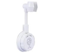 DOITOOL Supporto per Doccia Ventosa in Abs Bianco, Riutilizzabile e Facile da Installare, per Bagno Gancio Portaoggetti per Soffione Regolabile
