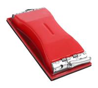 DOITOOL Supporto per Levigatura Manuale Porta Carta Vetrata in Plastica Resistente Morsetto, Strumento di Lucidatura per Cartongesso e Lavorazione del Legno, Leggero e Stabile per Uso