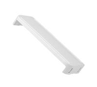 DOITOOL Supporto per Monitor da Scrivania in Plastico Bianco Resistenza alla Deformazione e All'abrasione, Rialzo per Schermo per Ufficio e Casa