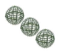 DOITOOL Supporto per Palla di Topiaria 20 CM in Plastica 3 Pezzi, Porta Sfere Floreali Artificiali per Decorazioni da Giardino e Matrimonio, Struttura Resistente e Versatile per