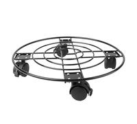 DOITOOL Supporto per Piante con Ruote Bloccabili Carrello Portavaso in Ferro Stabile per Interni ed Esterni per Spostare Vasi Grandi e Pesanti su Balcone Giardino e Casa