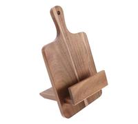 DOITOOL Supporto Porta Ricettario in Legno di Acacia 12.60X7.09X6.30In per Bancone Cucina e Tavolo, Espositore Menu Ristorante, Design Moderno per Cucina e Sala da Pranzo