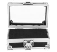 DOITOOL Supporto Portatile per Punte da Trapano Unghie in Alluminio Fori, Scatola Organizer per Immagazzinaggio Professionale per Pratica Unghie e Formazione