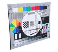 DOITOOL Tabella di Regolazione delle Lenti 40x30 Cm Scheda di Calibrazione del Colore per Monitor e Tester Obiettivi Cctv Alta Risoluzione per Controllo Qualità Immagini e Messa a Fuoco