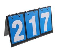 DOITOOL Tabellone Segnapunti Portatile a 3 Cifre per Basket Calcio e Pallavolo, Tracker Punteggio Compatto in Plastica Numeri Grandi per Partite Sportive e Tornei