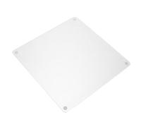 DOITOOL Tappetino Bordo Arrotondato Trasparente in Vetro per Mouse Superficie Dura e Resistente e Raffreddamento Estivo per Ufficio sulla Scrivania