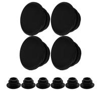 DOITOOL Tappi Terminali per Manubrio Bici 22 Mm in Gomma Nera, Set da 10 Pezzi, Compatibili Mountain Bike, Bici da Corsa e BMX, Protezione Manubrio per Uso Outdoor Adulto