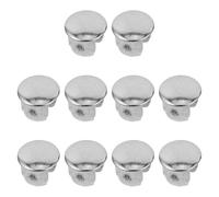DOITOOL Tappo Decorativo Deviatore Doccia Copertura Foro Maniglia Interruttore Argento Plastico 10 Pezzi Per Bagno 4,9-5 mm