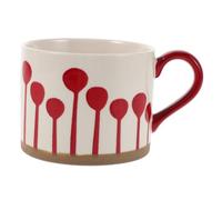 DOITOOL Tazza in Ceramica Handpainted Colorata con Design a Forma di Globo Mug in Stoneware Resistente Manico Ergonomico per Tè e Cioccolata Calda per Casa e Ufficio