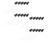 DOITOOL Testine per Flaconi Spray 20 Pezzi, Ugelli di Nebulizzazione in Plastica Neri, Ricambio Compatto per Spruzzatori da Giardinaggio e Cura della Pelle, Resistenti e Portatili per Uso