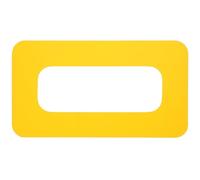 DOITOOL Toppa di Collegamento Gialla, per Scatola Pinna da Surf 9 Pollici | Pvc, Facile da Applicare e Rimuovere, per Surfboard e Paddle, Migliora Guida, Manovra e Controllo