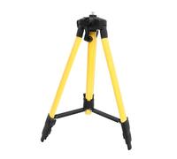 DOITOOL Treppiede per Livella D'aria con Supporto Forte Regolabile, Struttura in Acciaio e Nailon Giallo, Altezza 1,2 Metri per Strumenti di Misurazione