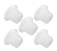 DOITOOL Urine 5 Pezzi in Plastica Bianco, Facile da Lavare senza Sbavature, Vasetto Portatile Rotondo per Anziani e Disabili a Casa in Viaggio