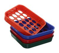 DOITOOL Vassoio Per La Selezione Delle Monete Da 4 Pezzi Vassoio Per Il Conteggio Dei Quarti Selezionatore Di Denaro Colorato Contamonete Piatto Vassoi Con Cambio Colore Contamonete