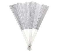 DOITOOL Ventagli Pieghevoli Glitterati: ventagli con Struttura in bambù da 13 Pollici per Balli di Gruppo, EDM, Festival, Feste e Rave, Matrimoni, Natale - Portatili e Decorativi