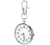 DOITOOL Vetro e Acciaio, Orologio da Infermiera Portachiavi, Argento | Pointer Chiaro per Leggere L’, Portatile e Fissabile Agli Abiti, per Infermiere e Staff Colore Casuale