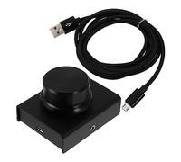 DOITOOL Volume Albero Rotante Controllo Multimediale Luce di Respirazione Cavo USB da Metri Plug And Play Adatto per Musica Video Giochi e Eventi