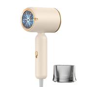 Doiyislem Asciugacapelli da viaggio, pieghevole, 1500 W, con regolazione della temperatura e riduzione del rumore, per salone, hotel, casa, bambini, uomini e donne