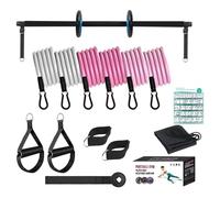 Doiyislem Barra Pilates,Attrezzatura Portatile Ed - Attrezzatura Per Allenamento Completo,Per Allenamento Fitness Quotidiano Benessere Workout Personale Routine Flessibilità E A Casa