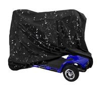 Doiyislem Copri Scooter Elettrico,Accessorio Veicolo Antivento e Anti Raggi UV - Protezione Nera per Scooter Elettrici | Protezione da Polvere Neve Pioggia e Sole