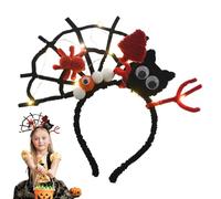 Doiyislem Diadema Per Halloween - Accessorio Per Capelli Con Luce Incorporata Per Bambini | Bezzapachowy Biały Wałek do Naprawy - per Donne, Ragazze, Bambini, Festa a Casa, Cosplay, Scuola, e