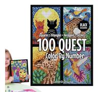 Doiyislem Disegno per Numeri,Quaderno Di Apprendimento Per Bambini Pittura | Libro da Colorare per Relaxazione e dallo Stress per Adulti Bambini Donne Ragazze Giochi Artigianato Hobby Casa e Scuola