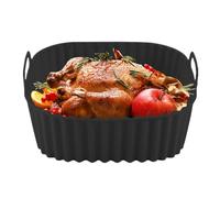 Doiyislem Fondi Per Friggitrice Ad Aria Riutilizzabili | Padella Quadrata per Fryer ad Aria | Vassoio Da Forno Antiaderente Per Torte, Pizza E Grigliate, Adatto Per Interno, Esterno, Famiglia E