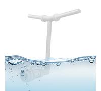 Doiyislem Fontana D'Acqua Per Piscina - Fontana Per Piscina - Doppio Ugello Fluorescente Altezza Regolabile Cascata ad Alta Pressione per Giardino Relax