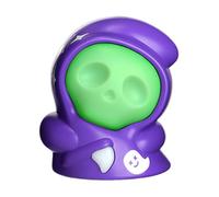 Doiyislem Lucchetto Notturno, Lampada Giocattolo Halloween Ricaricabile USB 3 Colori, Decorazione Interattiva con Ruote a Strappo per Scrivania Camera dei Bambini Casa