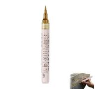 Doiyislem Penna per Lettere Tombali | Marcatore Dorato per il Restauro della Pietra | Penna per Scritte su Monumenti - per Esterno Tombe Chiese Giardini Cimiteri Lapidi in Granito Marmo e Calcare Uso