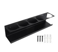 Doiyislem Rack per bombolette spray, supporto per bombolette spray,Rack di stoccaggio per taniche di lubrificante - Scaffale per in acciaio con 5 fori per, portabottiglie