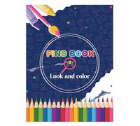 Doiyislem Ricerca E Colorare Libro | Disegni Da Colorare Rilassanti Adolescenti Occupazione | Gioco Di Ricerca Attività Bambini Ragazze Giocattoli Colorati Creativo
