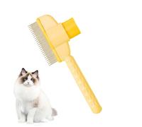 Doiyislem Spazzola per gatti, impugnatura ergonomica con per la pulizia dello slicker rake - spazzola per ridurre la caduta dei capelli nei gatti | per la cura del pelo sottobosco