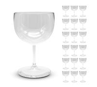 DOJA Barcellona | Bicchieri Gin Tonic Balloon Cocktail | 56cl | 12Pz | Calici Gin Tonic Plastica Dura Riutilizzabili | Bicchieri in Policarbonato Trasparente | Bicchieri Gin Tonic Plastica, Long Drink