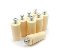 DOJA Barcellona | Fermi per Tapparelle | Confezione da 8 | Ferma Tapparelle Avorio | Fermi di Arresto | 60 mm | PVC | Fermi per Tapparelle Avvolgibili | Accessori Pezzi di Ricambio per Avvolgibile