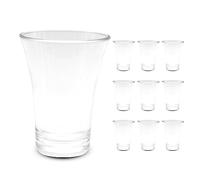 DOJA Barcelona | Bicchiere da ciuccio in plastica | 4 onfezione 9 | Bicchieri policarbonato | Succhietti in plastica dura riutilizzabile | ciuccio usa e getta per snack, caffè