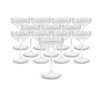 DOJA Barcelona | Bicchiere Piscina Plastica | 40 cl | Transparente | 12 Pezzi | Calice Piscina Plastica | Plastica Dura Riutilizzabile | Coppe Piscina Plastica Policarbonato | Bicchieri per Cocktail