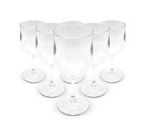 DOJA Barcelona | Bicchieri Plastica Rigida | 300 ml | 6 pz | Bicchieri Degustazione Vino Plastica Riutilizzabili