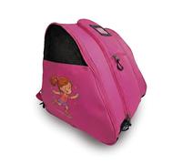 DOJA Barcelona Borsa Pattini in Linea Bambini - Rosa - Regolabile, Borsone Pattinaggio Artistico, Ruote e Protezioni in Tessuto Robusto, Borsa Pattini Rotelle, Copripattini Pattinaggio Rotelle