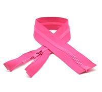 DOJA Barcelona | Cerniera Giubbotto Aperta | 10 Pz | 40cm | Numero 5 | Rosa Magenta | Chiusure Zip Giubbotto | Cerniera per Giubbotto da Cucire | Ricambi Cerniera Lampo Giacca, Pantalone, Borsa, Jeans