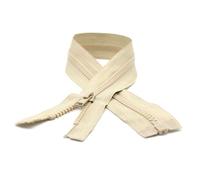 DOJA Barcelona | Cerniera Giubbotto Aperta | 10 Pz | 50cm | Numero 5 | Beige | Chiusure Zip Giubbotto | Cerniera per Giubbotto da Cucire | Ricambi Cerniera Lampo Giacca, Pantalone, Borsa, Jeans