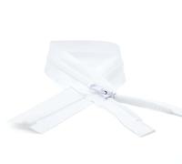 DOJA Barcelona | Cerniera Giubbotto Aperta | 10 Pz | 60cm | Numero 5 | Bianco | Chiusure Zip Giubbotto | Cerniera per Giubbotto da Cucire | Ricambi Cerniera Lampo Giacca, Pantalone, Borsa, Jeans
