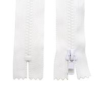 DOJA Barcelona | Cerniere Lampo | Pack 10 | 210mm | Cerniera Lampo 5 Bianca | Cerniera per Vestiti, Borse | Cerniere a Metro di Plastica | Cerniera a Metro da Cucire | Cerniere Lampo per Giubbotti