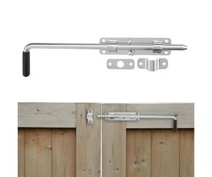 DOJA Barcelona Chiavistello per Cancello - 420mm - Catenaccio Senza Molla per Port, Installazione Rapida e Semplice, Efficiente - Chiavistello per Porta Sicuro - Serratura per Porta Durevole